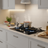 Westa Kitchen Appliances Westa 90cm 5 Burner Gas Hob Square Design - T900-F11