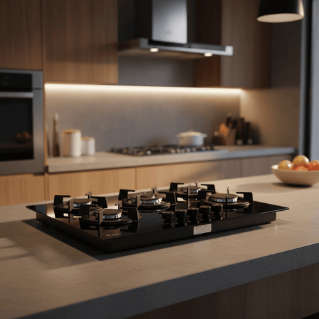 Westa Kitchen Appliances Westa 90cm 5 Burner Gas Stove With Hob Round Design - T900-G11