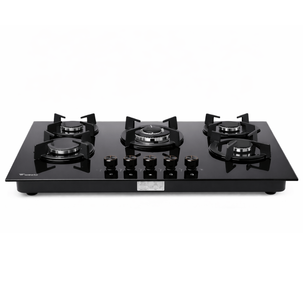 Westa Kitchen Appliances Westa 90cm 5 Burner Gas Stove With Hob Round Design - T900-G11