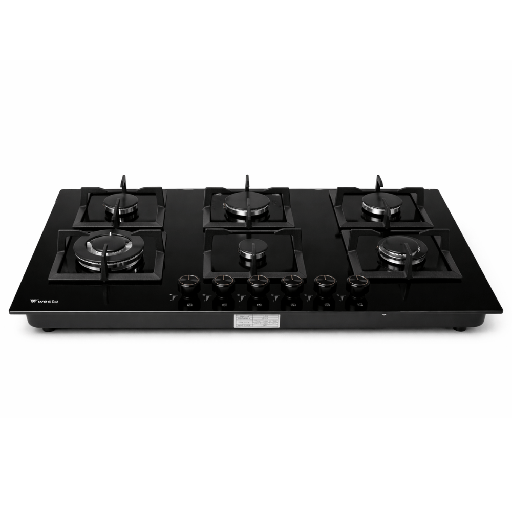 Westa Kitchen Appliances Westa 90cm 6 Gas Hob - T900-F12