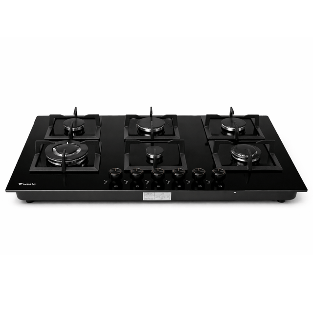 Westa Kitchen Appliances Westa 90cm 6 Gas Hob - T900-F12