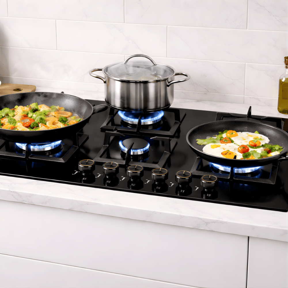 Westa Kitchen Appliances Westa 90cm 6 Gas Hob - T900-F12