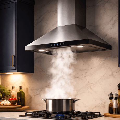 Westa Kitchen Appliances Westa 90cm Stainless Steel Range Hood - H900-TT01S
