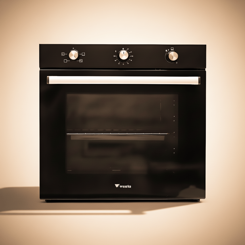 Westa Kitchen Appliances Westa Black Electric & Gas Oven - MFA 614