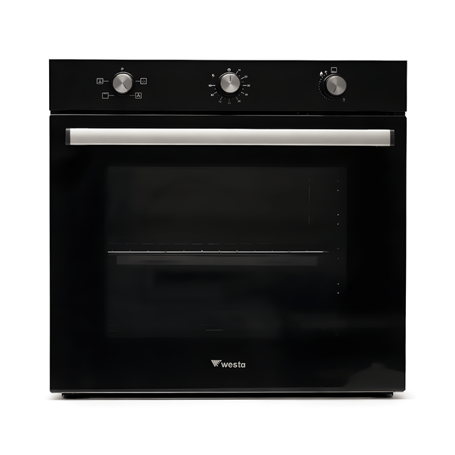 Westa Kitchen Appliances Westa Black Electric & Gas Oven - MFA 614