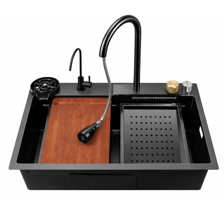 Westa Kitchen Sink Westa Black Kitchen Sink - 7545 FY