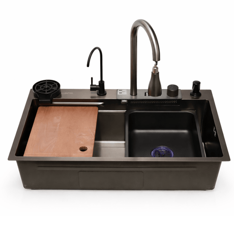 Westa Kitchen Sink Westa Black Kitchen Sink with Purified Water Faucet - 8245 SY