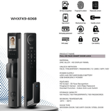 Westa Smart Locks & Digital Access Westa Full HD Smart Lock with Face Recognition, Fingerprint Unlock & App Unlock for Chinese Style Doors - WHXFK9-6068