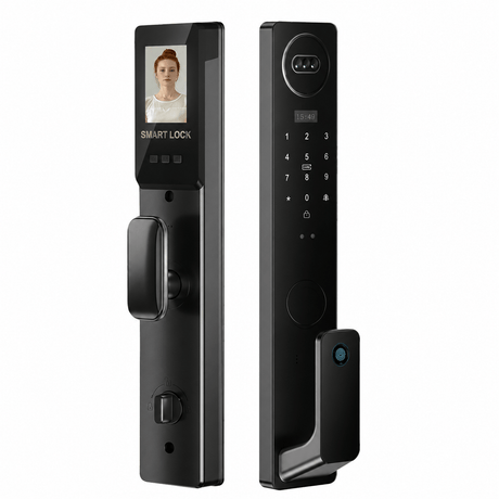 Westa Smart Locks & Digital Access Westa Full HD Smart Lock with Face Recognition, Fingerprint Unlock & App Unlock for Chinese Style Doors - WHXFK9-6068