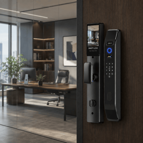 Westa Smart Locks & Digital Access Westa Full-Screen Smart Lock with Face Recognition, Fingerprint Unlock & App Unlock for Chinese Style Doors - WHXF18-6068