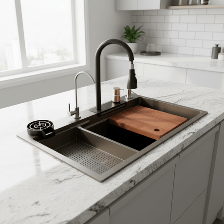 Westa Kitchen Sink Westa Grey Kitchen Sink - 8250 FY