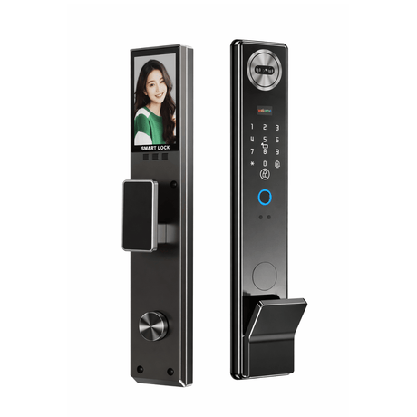 Westa Smart Locks & Digital Access Westa IP66 Waterproof Smart Door Lock with 3D Face Recognition, Fingerprint Unlock & Video Intercom for Chinese Style Doors - WHC21-6068