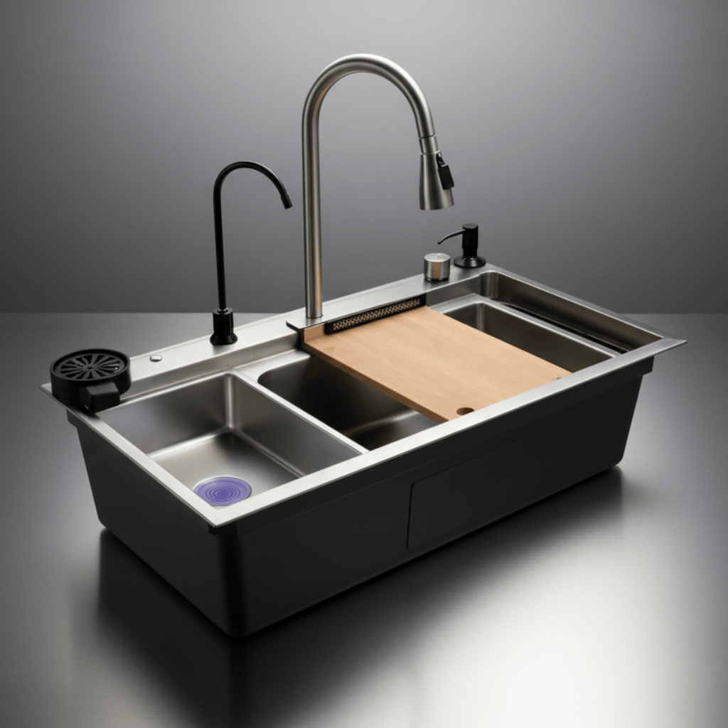 Westa Kitchen Sink Westa Silver Kitchen Sink - 8245 FY