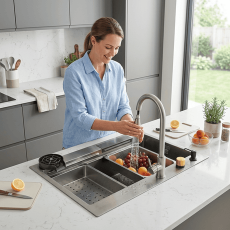 Westa Kitchen Sink Westa Single - Nano Bronze Kitchen Sink - 7546