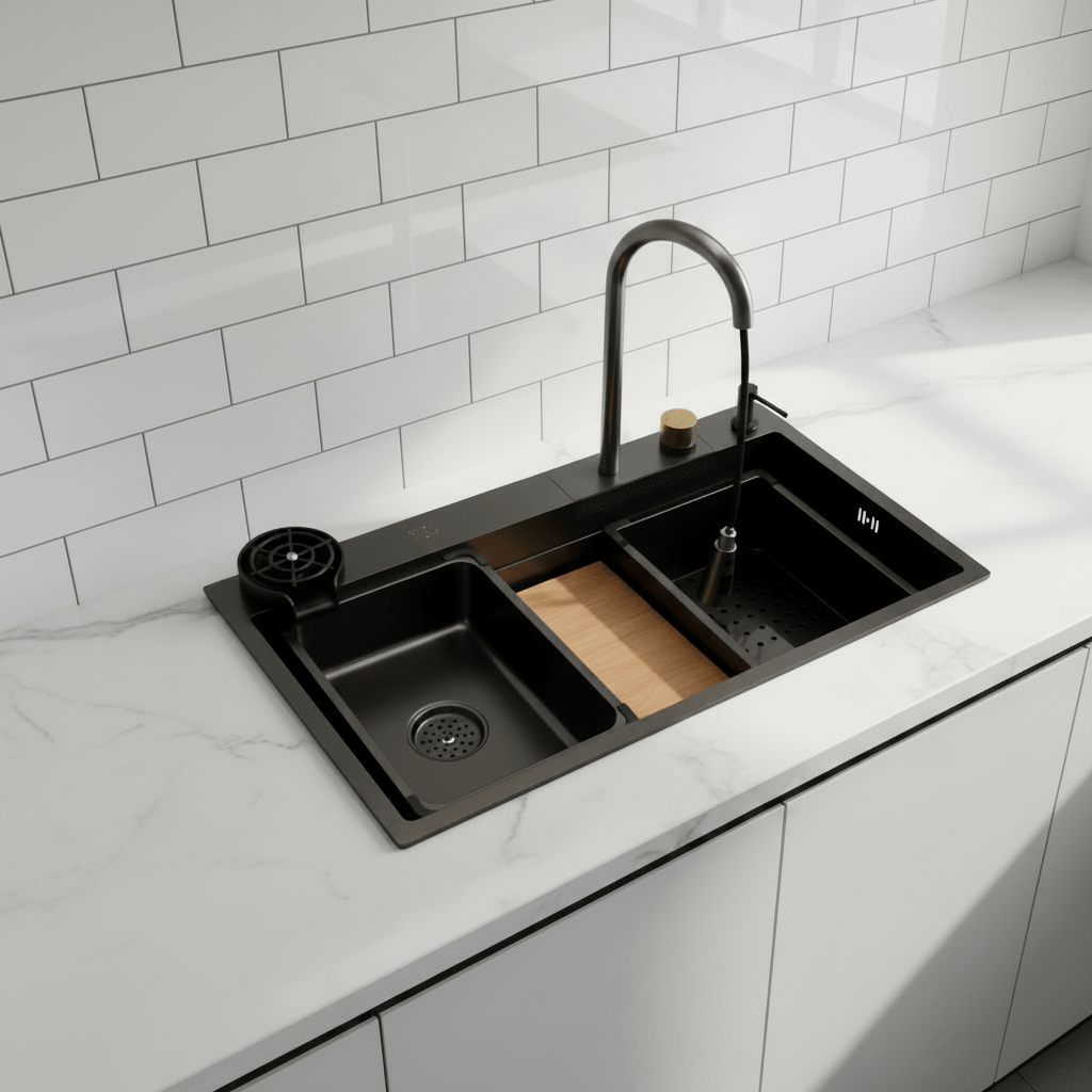 Westa Kitchen Sink Westa Single - Nano Bronze Kitchen Sink - 8245