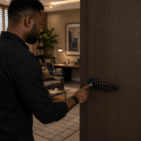 Westa Smart Locks & Digital Access Westa Smart Lever Door Lock with Fingerprint, Passcode & Bluetooth App Unlock for Interior Doors - WHS2-60/70