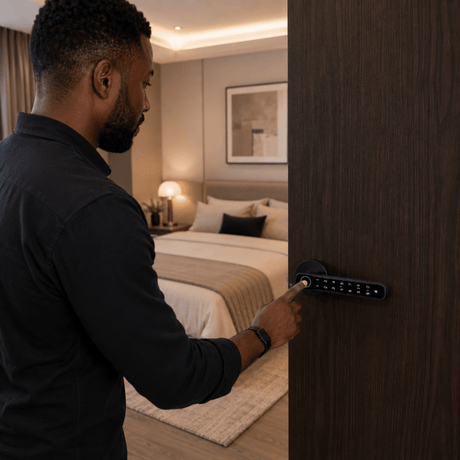 Westa Smart Locks & Digital Access Westa Smart Lever Door Lock with Fingerprint, Passcode & Bluetooth App Unlock for Interior Doors - WHS2-60/70