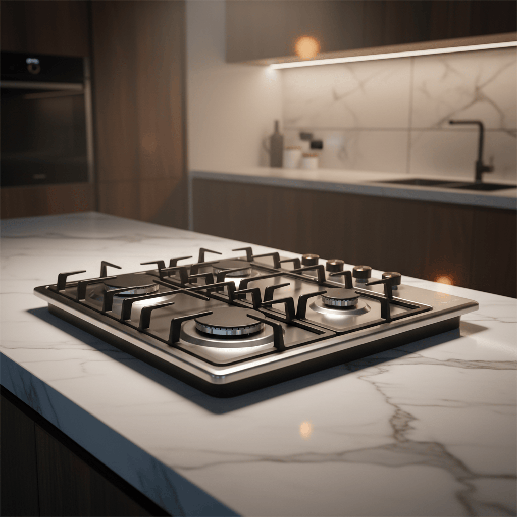 Westa Kitchen Appliances Westa Stainless Steel 4 Burner Built-in Gas Hob - T600-S21