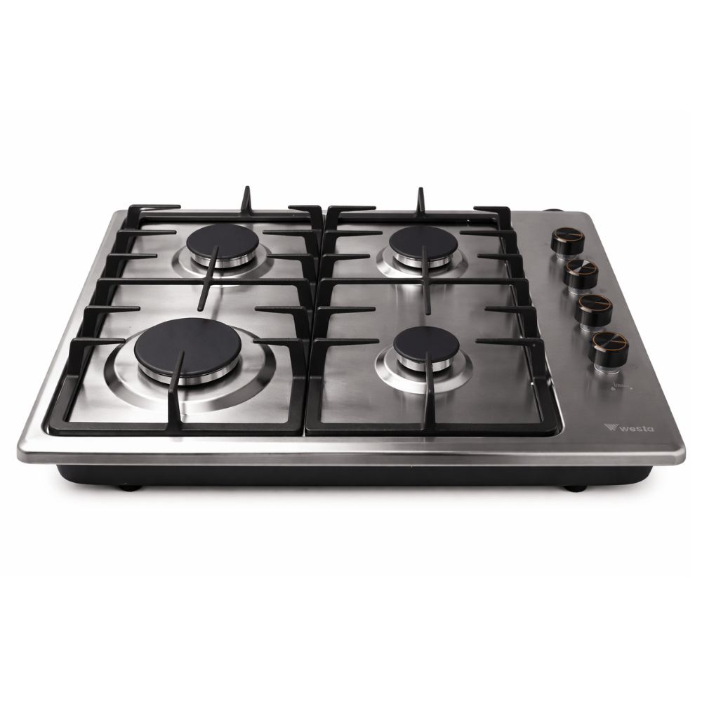 Westa Kitchen Appliances Westa Stainless Steel 4 Burner Built-in Gas Hob - T600-S21