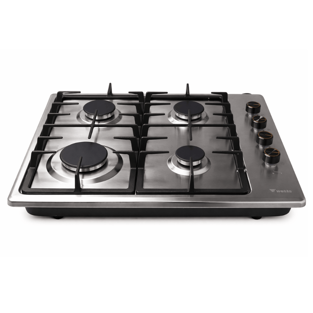 Westa Kitchen Appliances Westa Stainless Steel 4 Burner Built-in Gas Hob - T600-S21