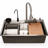 Westa Kitchen Sink Westa Workstation Sink with Pull-Out Faucet, Cutting Board & Accessories - 7545 FY