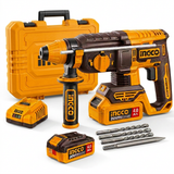 White-background rotary hammer kit