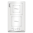 White Kaiser Grand Chef 30cm ceramic hob on white