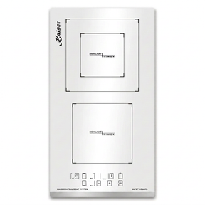 White Kaiser Grand Chef 30cm ceramic hob on white