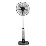 Willed Fan & Cooler Psychoteq 18" Solar Breeze Rechargeable Solar Fan 30,000mAh with Bluetooth Speaker, Remote Control & 20W Solar Panel - Music Version