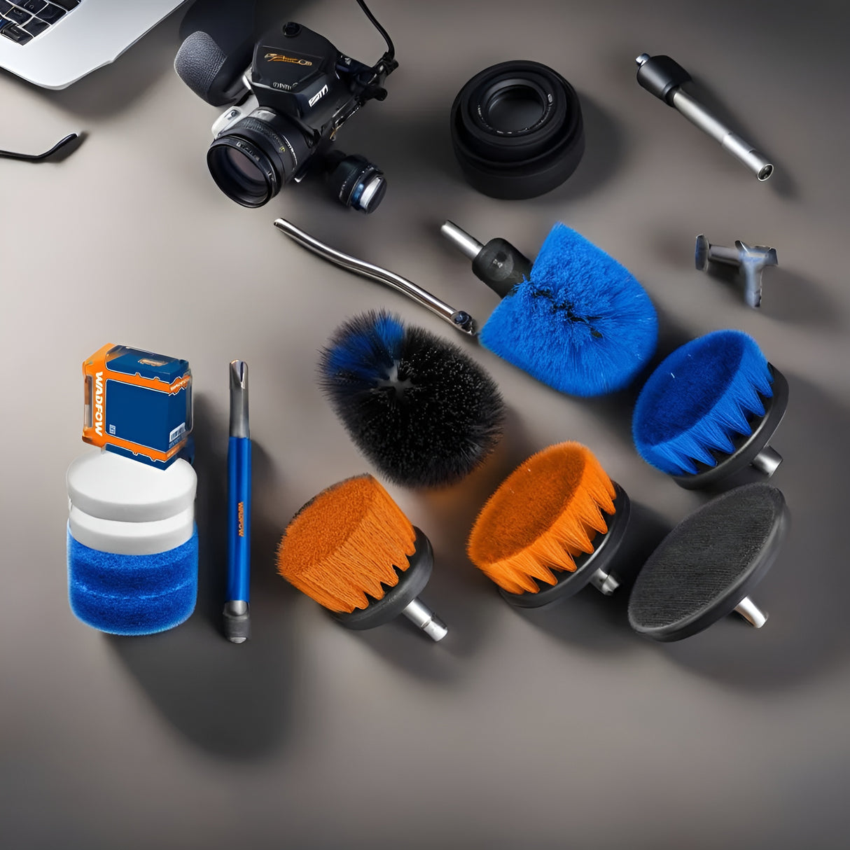 Wadfow 11 Pieces Cleaning Brush Set - WND5403