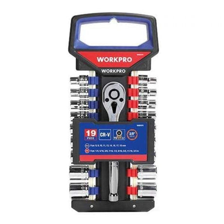 Workpro Sockets & Hex Keys Workpro 19 Pieces Socket Set - W003078