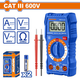 Wadfow Digital Multimeter 2000 Counts 600V - WDM2508