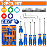Wadfow 30-Piece Screwdriver Set - WSS1430