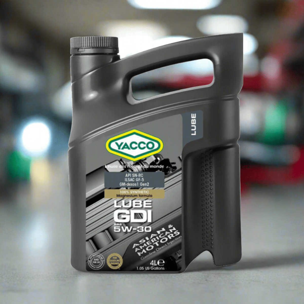 Yacco Engine Oils & Vehicle Fluids Yacco 100% Synthetic Engine Oil 1L/4L - LUBE GDI SAE 5W20