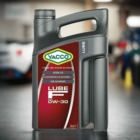 Yacco Engine Oils & Vehicle Fluids Yacco 100% Synthetic Engine Oil 1L/5L - LUBE F SAE 0W30
