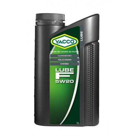 Yacco Engine Oils & Vehicle Fluids Yacco 100% Synthetic Engine Oil 1L/5L - LUBE F SAE 5W20