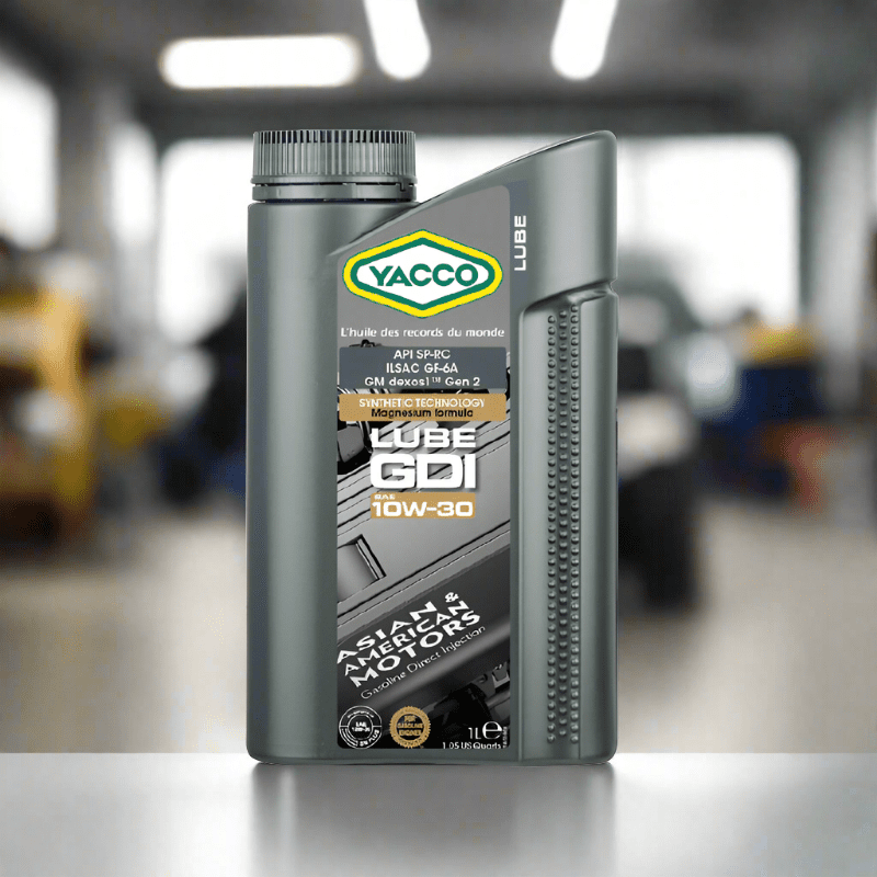 Yacco Engine Oils & Vehicle Fluids Yacco 100% Synthetic Engine Oil 1L/5L - LUBE GDI SAE 10W30