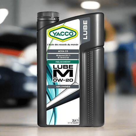 Yacco Engine Oils & Vehicle Fluids Yacco 100% Synthetic Engine Oil 2L - LUBE M SAE 0W20