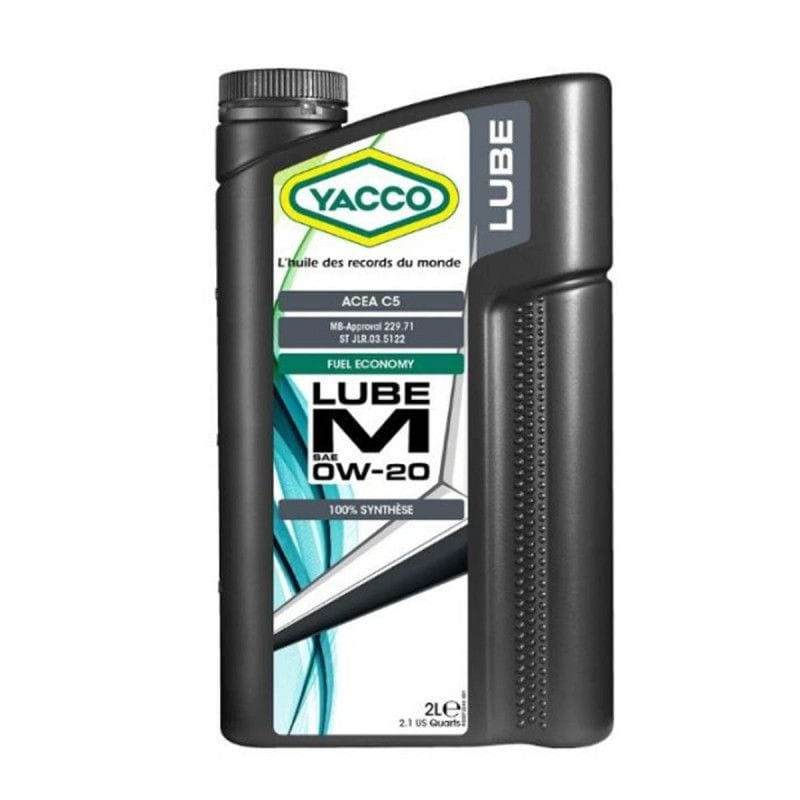 Yacco Engine Oils & Vehicle Fluids Yacco 100% Synthetic Engine Oil 2L - LUBE M SAE 0W20