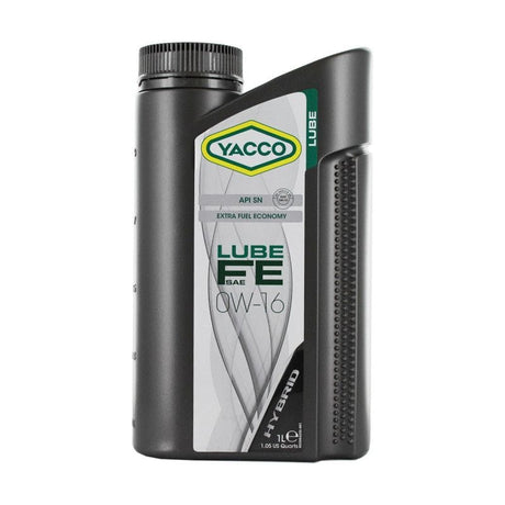 Yacco Engine Oils & Vehicle Fluids Yacco 100% Synthetic Engine Oil 4L - LUBE FE SAE 0W16