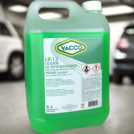 Yacco Engine Oils & Vehicle Fluids Yacco Anti Freeze Coolant 5L/208L - LR-12