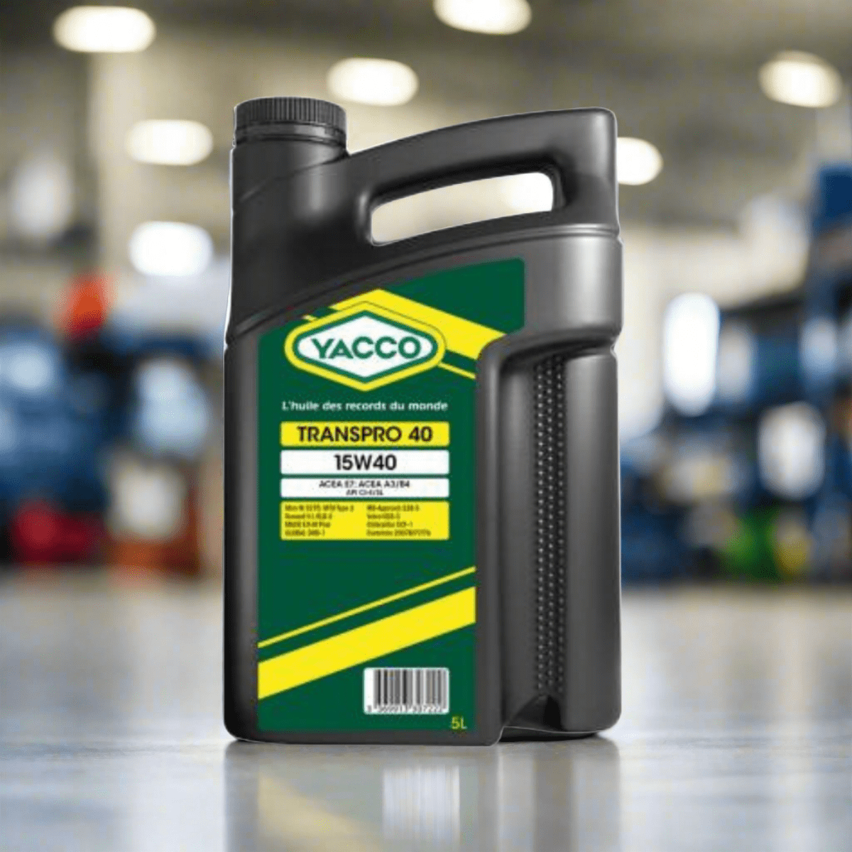 Yacco Engine Oils & Vehicle Fluids Yacco Premium Mineral Engine Oil 5L - TRANSPRO 40 SAE 15W40