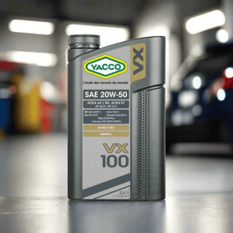 Yacco Engine Oils & Vehicle Fluids Yacco VX Mineral Engine Oil 5L - VX 100 SAE 20W50