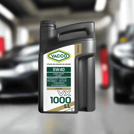 Yacco Engine Oils & Vehicle Fluids Yacco VX Premium 100% Synthetic Engine Oil 1L/5L - VX 1000 LL SAE 5W40