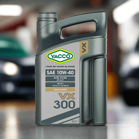 Yacco Engine Oils & Vehicle Fluids Yacco VX Semi Synthetic Engine Oil 1L/5L/208L - VX 300 SAE 10W40