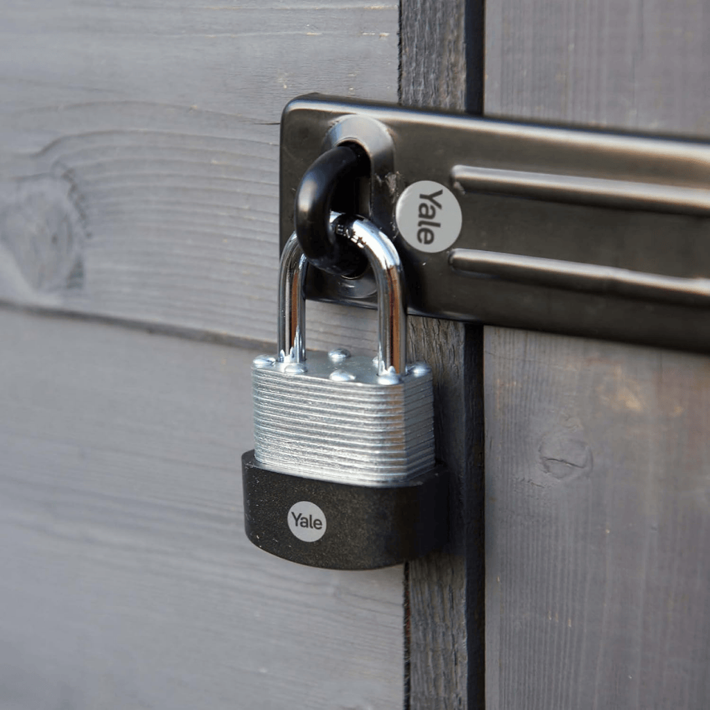 Yale Padlocks & Accessories Yale 60mm Laminated Steel Padlock with Hardened Steel Shackle - Y125B/60/133/1