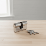 Yale Door Hardware & Accessories Yale 70mm Double-Key Euro Profile Cylinder with 3 Keys - 10-0572-3535-00-2211