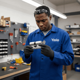 Yale Door Hardware & Accessories Yale 70mm Double-Key Euro Profile Cylinder with 3 Keys - 10-0572-3535-00-2211