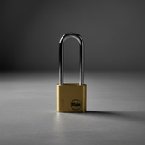 Yale Padlocks & Accessories Yale Y110 60mm Solid Brass Long-Shackle Padlock with 3 Keys - Y110/60/163/1