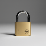 Yale Padlocks & Accessories Yale Y110B 40mm Solid Brass Padlock with 5-Pin Cylinder - Y110B/40/123/1